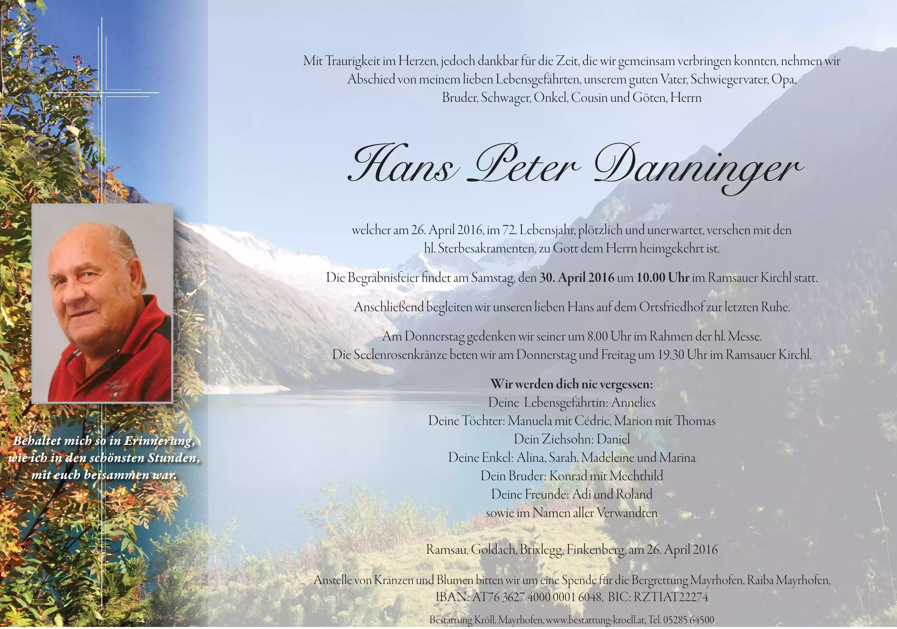 Parte von Hans Peter Danninger